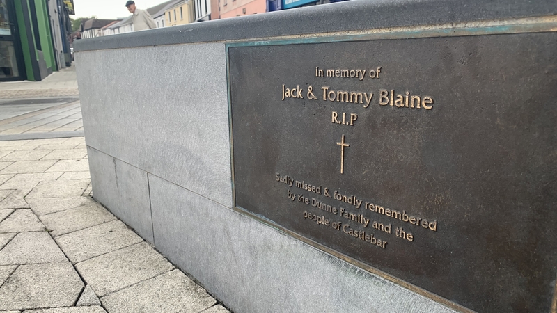 A memorial plaque is dedicated to the two brothers in Castlebar, Co Mayo