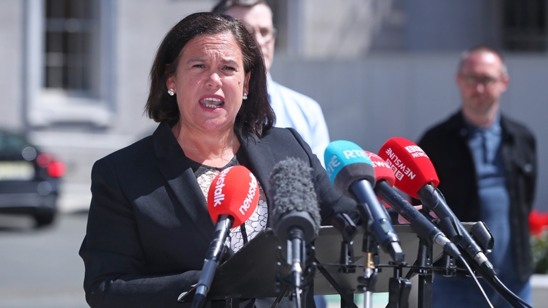 Mary Lou McDonald said that a government led by Fianna Fáil and Fine Gael did not represent change