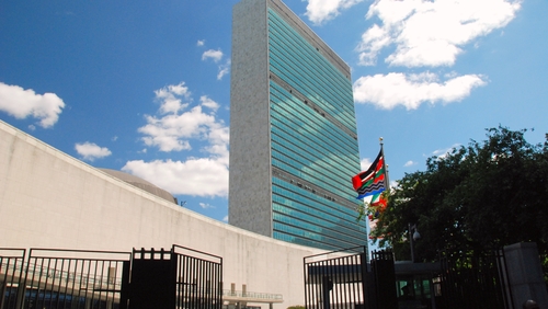 Votes were cast at the UN headquarters in New York