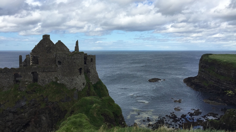 The incident occurred near Dunluce Castle in Co Antrim