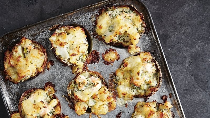 Fish Pie Potato Skins