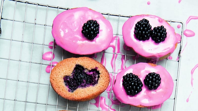 Yotam Ottolenghi's Blackberry & Star Anise Friands