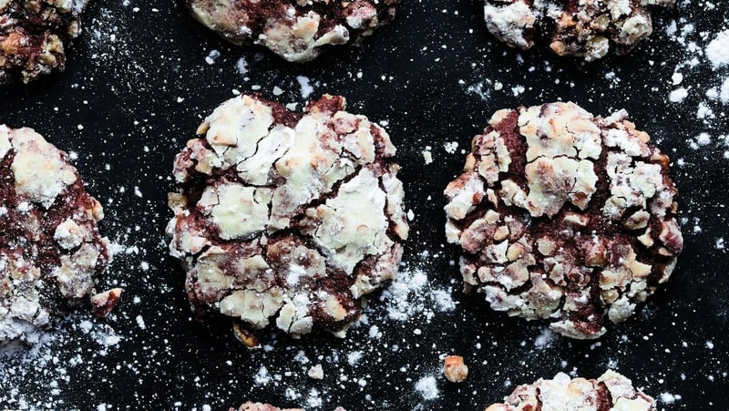 Chocolate, Banana and Pecan Cookies