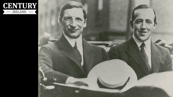 Century Ireland Issue 181 - Harry Boland (right) with Éamon de Valera during their mission to the U…