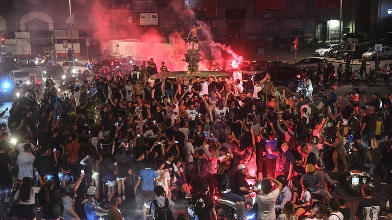 Napoli upset Juventus last night