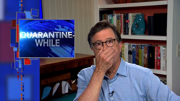 See Domino's pizza re-heating hack in Colbert's 'Quarantinewhile'