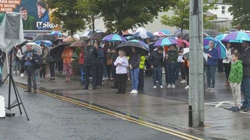 Det Garda Colm Horkan's garda colleagues along with the community said prayers to remember the murdered officer