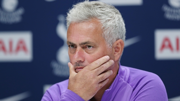 Jose Mourinho's Spurs face Manchester United tonight