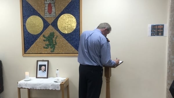 Books of condolence have been opened at garda stations around the country