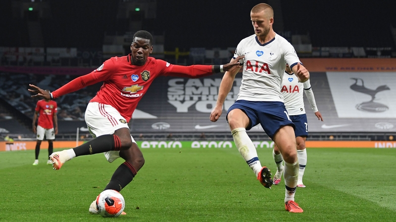 Paul Pogba drew a foul from Eric Dier to win the United penalty