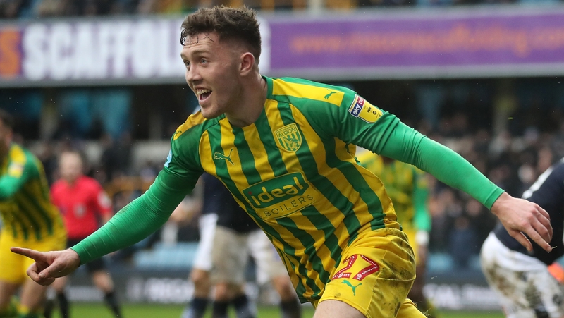 West Brom's Irish defender Dara O'Shea