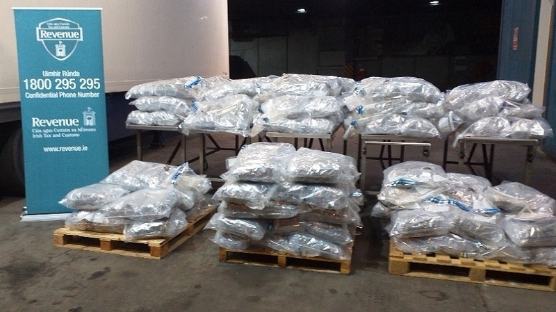 The cannabis was concealed in a shipment of melons and oranges