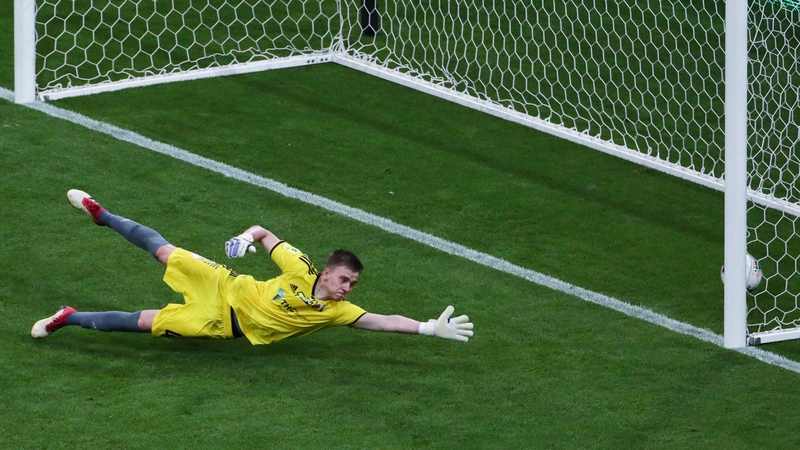 It was a tough day at the office for Rostov netminder Denis Popov