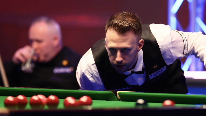 Judd Trump led throughout his match against John Higgins