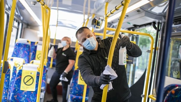 Momentum Support has created over 90 full-time positions to provide essential specialised cleaning services for Dublin Bus
