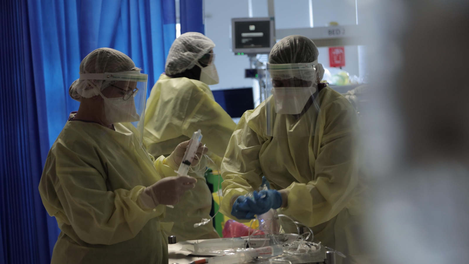 Medical staff reported some shifts being 'enormously difficult'