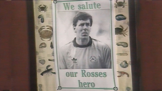 Packie Bonner poster in Donegal