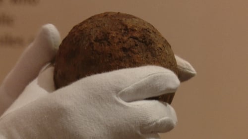 The Ballycar cannonball is now in the Clare Museum in Ennis
