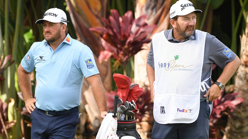 Graeme McDowell and Ken Comboy pictured in January