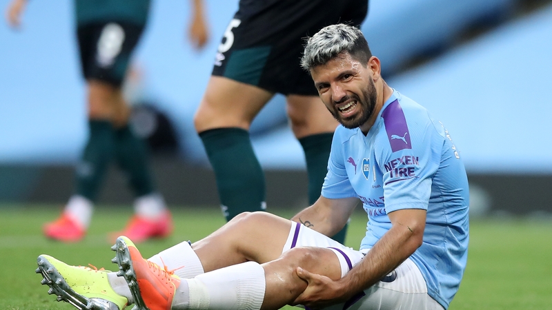 No timescale has yet been confirmed as to when Sergio Aguero can return