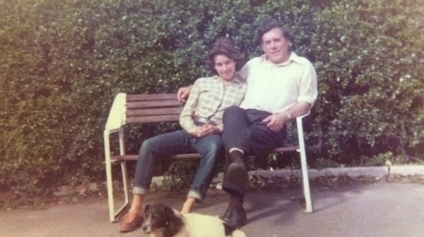 Catherine Foley and her father, Joe Foley