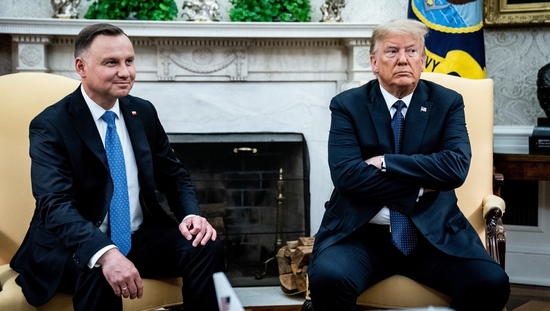 Polish President Andrzej Duda meeting Donald Trump today