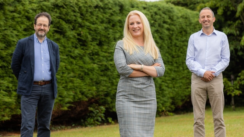 James McGrath, HR Lead and Mick Flanagan, Site Lead and Oonagh McGarry, Downstream Quality Assistance Lead at MSD Biotech Dublin