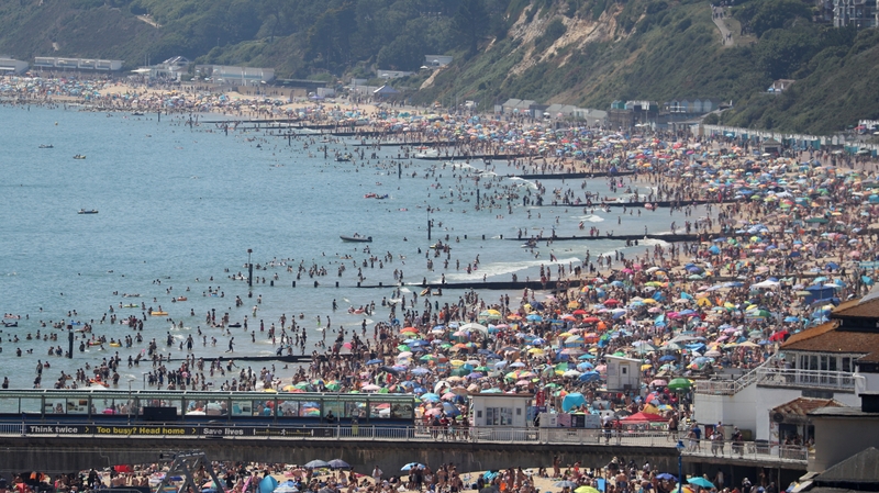 The comments come after Bournemouth, Christchurch and Poole council and police said services were 'completely overstretched' yesterday after thosuands flocked to beaches