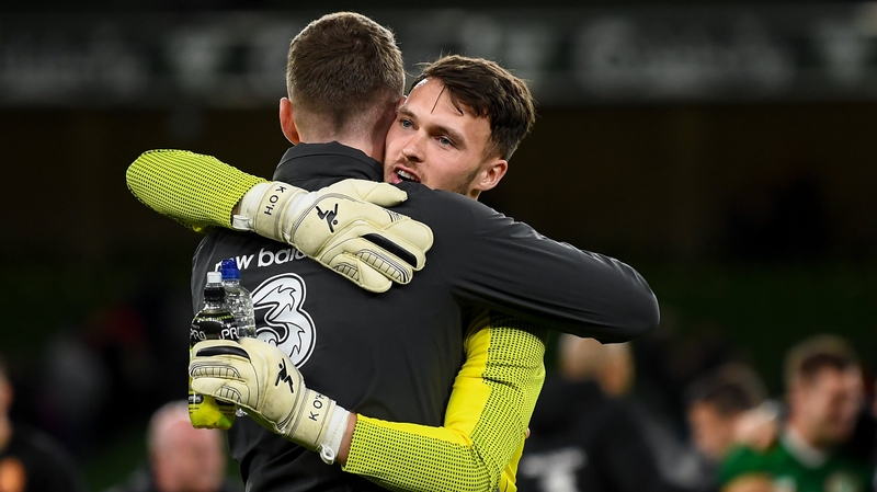 Kieran O'Hara after making his senior Republic of Ireland debut last September