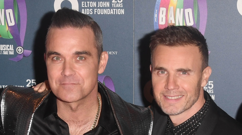 Robbie Williams and Gary Barlow
