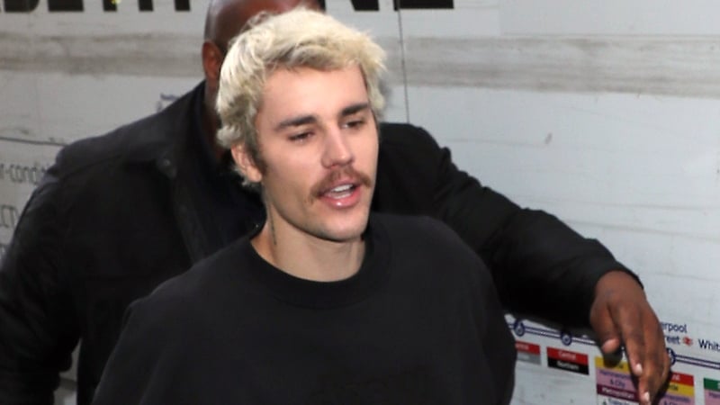 The 'Peaches' singer said he was doing facial exercises and taking time to "rest and relax" (File photo)