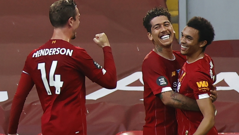 Henderson (l) joined the club nine years ago