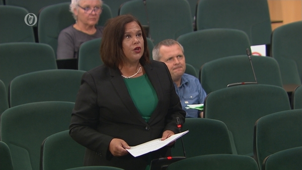 Sinn Féin president Mary Lou McDonald said the price of a Fianna Fáil-Fine Gael government was 'too high'