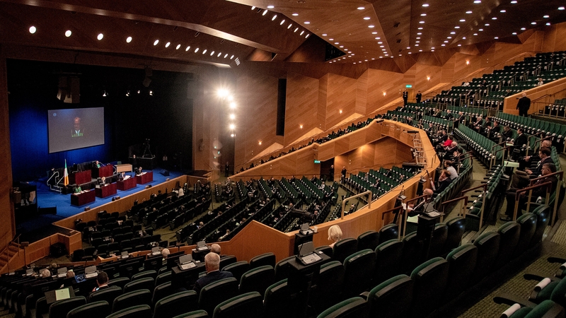 Dublin's Convention Centre is hosting the first sitting of the newly constituted Seanad