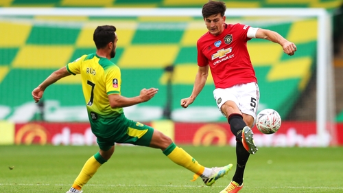Harry Maguire's late goal sent Manchester United through to the semi-finals of the FA Cup