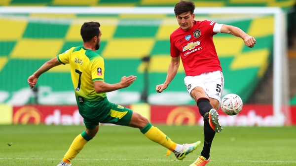Harry Maguire's late goal sent Manchester United through to the semi-finals of the FA Cup