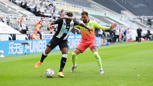 Newcastle United 0-2 Manchester City: recap
