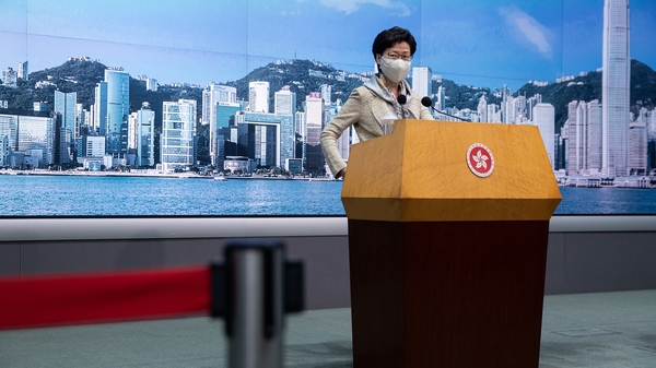 Hong Kong Chief Executive Carrie Lam said that 'time and facts will tell that this law will not undermine human rights and freedoms'