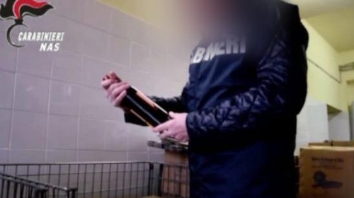 Premium wines were refilled with low quality produce and then sold on an online auction platform (Pic: Europol)