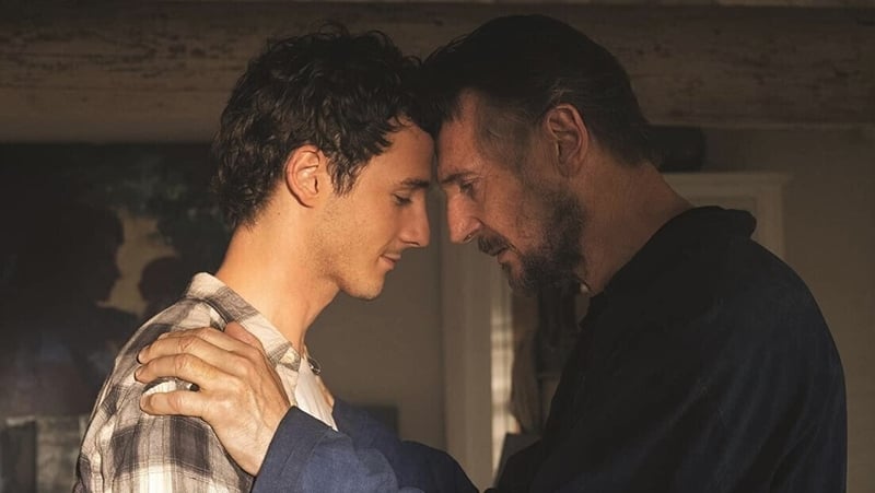 Micheál Richardson and Liam Neeson in Made in Italy