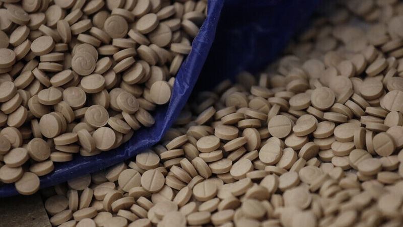 Captagon was originally produced for medical use but illegal versions have been dubbed the 'Jihad drug' (file pic)