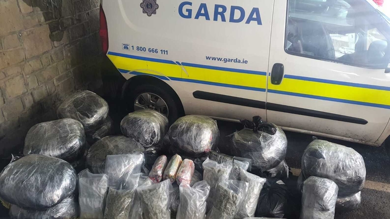 The cannabis was found in a vehicle in the Raheen area today