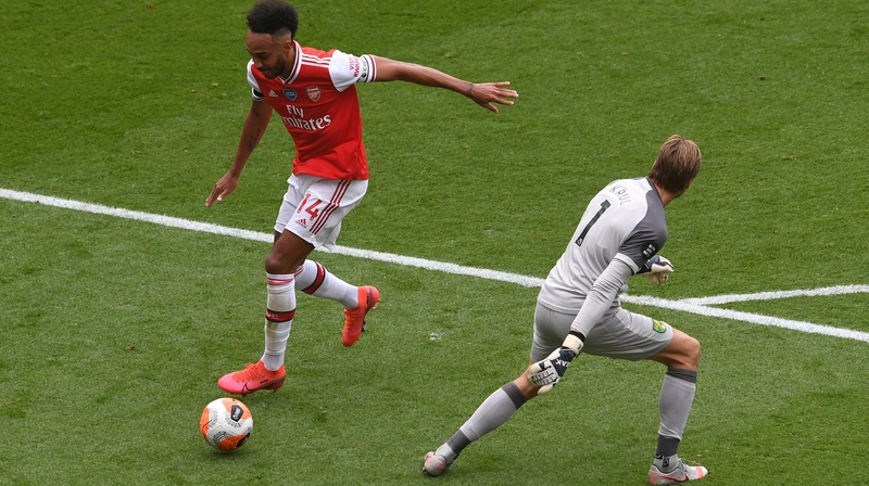 Krul made it easy for Pierre-Emerick Aubameyang