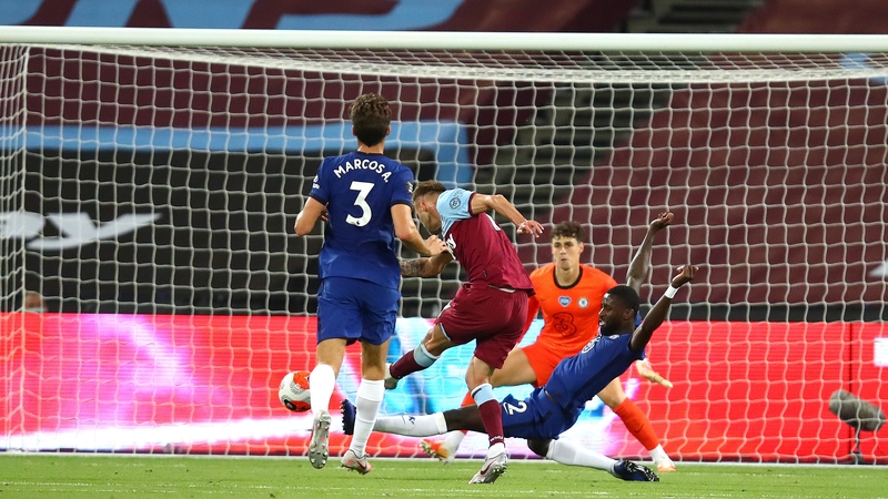 Andriy Yarmolenko with West Ham's late match winner