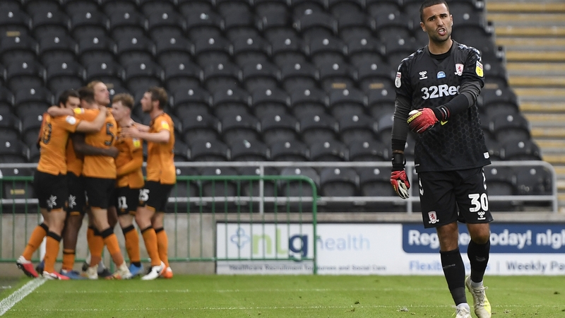 Dejan Stojanovic of Middlesbrough shows his frustration about the late goal