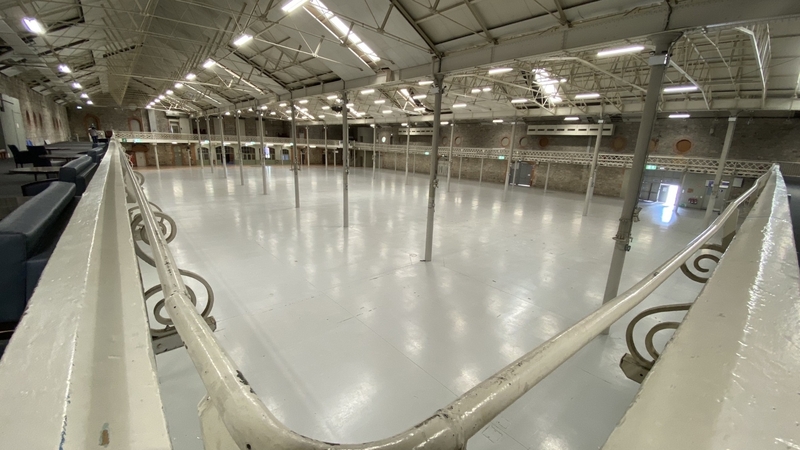 The RDS in Dublin is eerily quiet these days due to Covid-19 closures