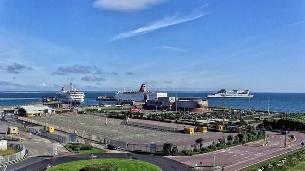 Gardaí and emergency services are at the scene at Rosslare Europort