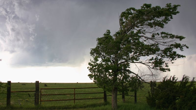 Met Éireann said it will issue weather warnings tomorrow ahead of the storm's arrival (Stock pic)