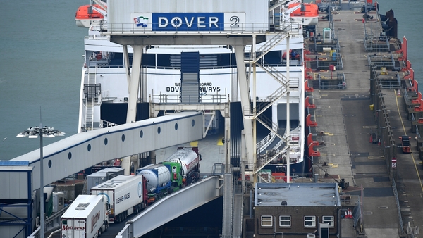 Dover is Europe's busiest trucking port