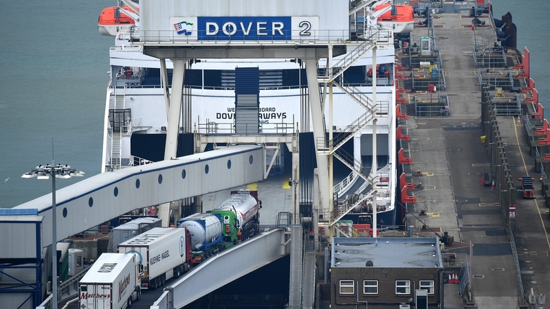 Dover is Europe's busiest trucking port